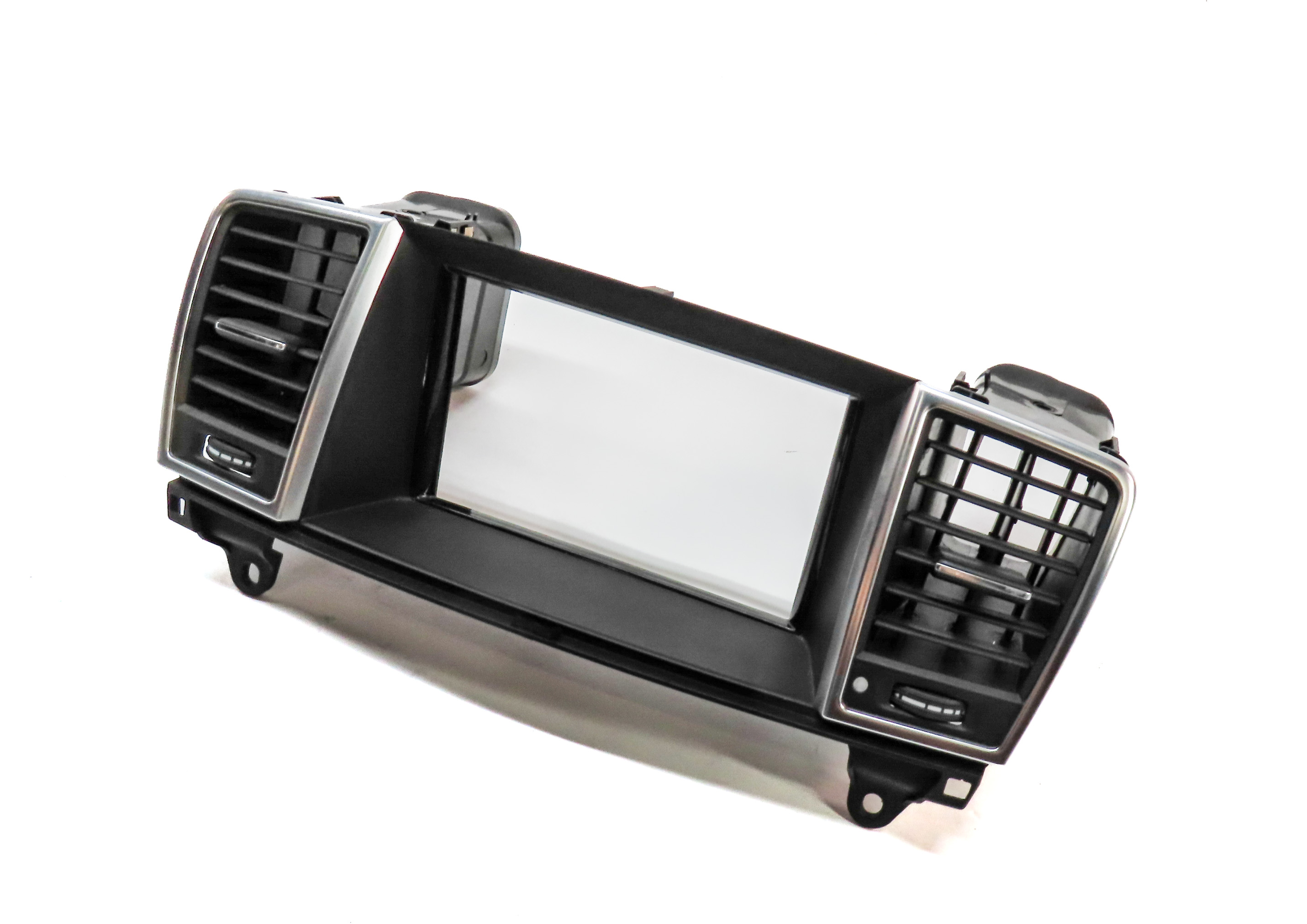 13 MERCEDES ML350 (W166) FRONT CENTER SCREEN TRIM DUAL HEAT AIR AC VENT (Black) — exact item pictured